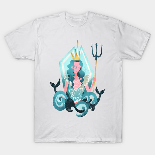 Pisces (Maiden of the Sea) T-Shirt by HephysDen